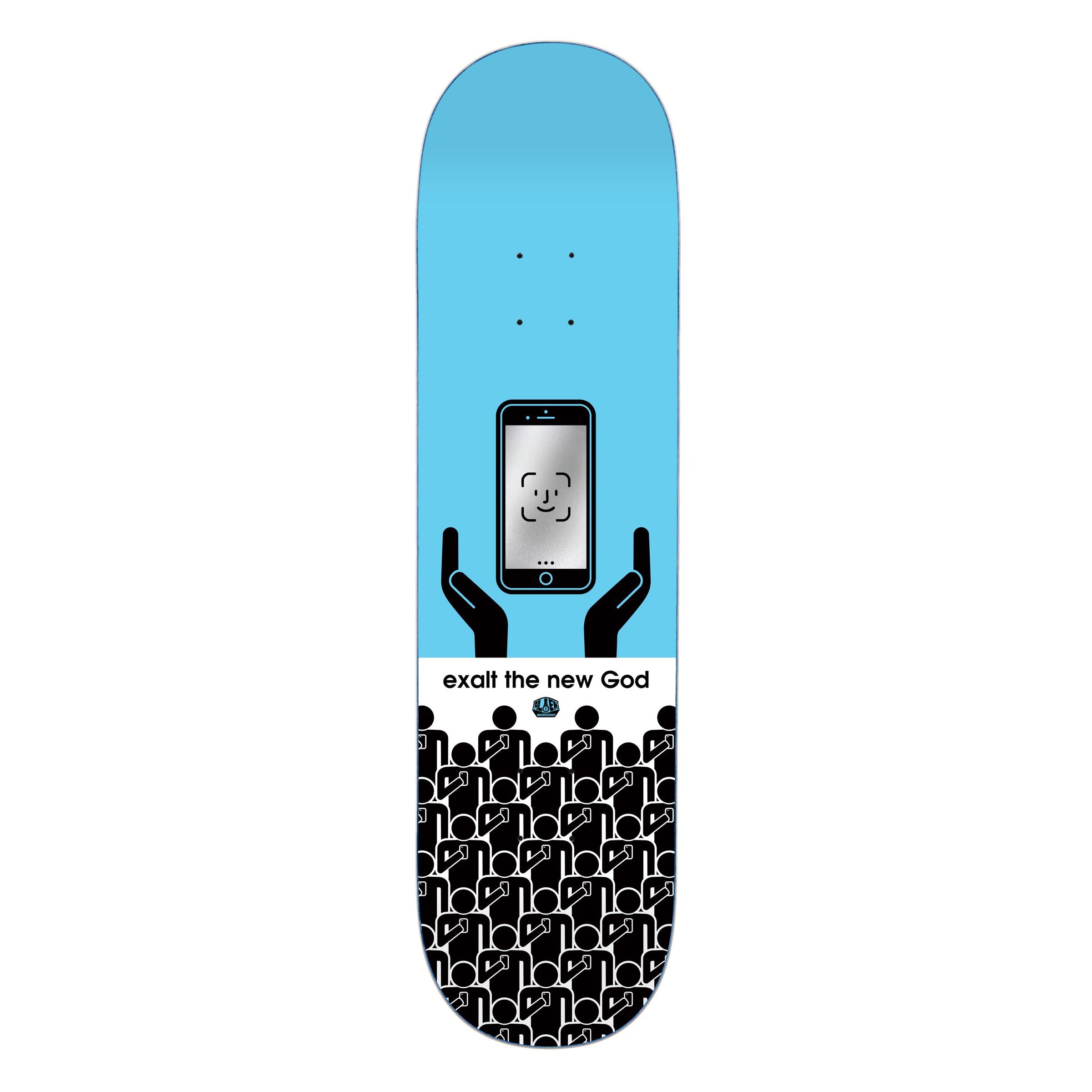 Alien Workshop Skateboard Deck Self Exalt Blue 8.0" x 31.75"