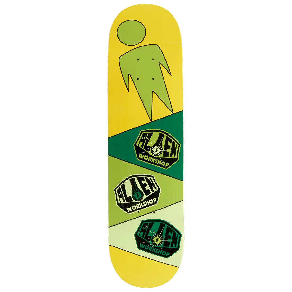 Alien Workshop Skateboard Deck OG Logo Repeater Gold 8.375" x 32.25"