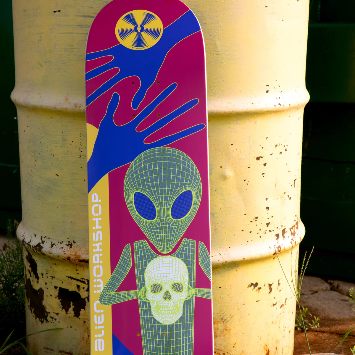 Alien Workshop Skateboard Deck Virtual Soldier Blue 7.875" x 31.25"
