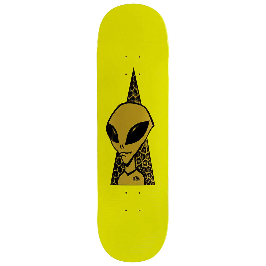 Alien Workshop Skateboard Deck Yaje Popson Visitor Gold 8.75" x 32.5"