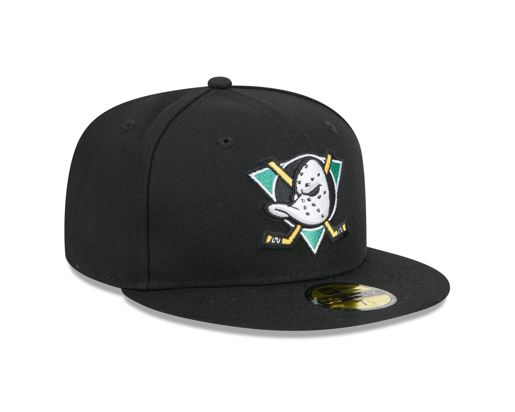 Anaheim Ducks NHL New Era Men's Black 59Fifty Core Fitted Hat
