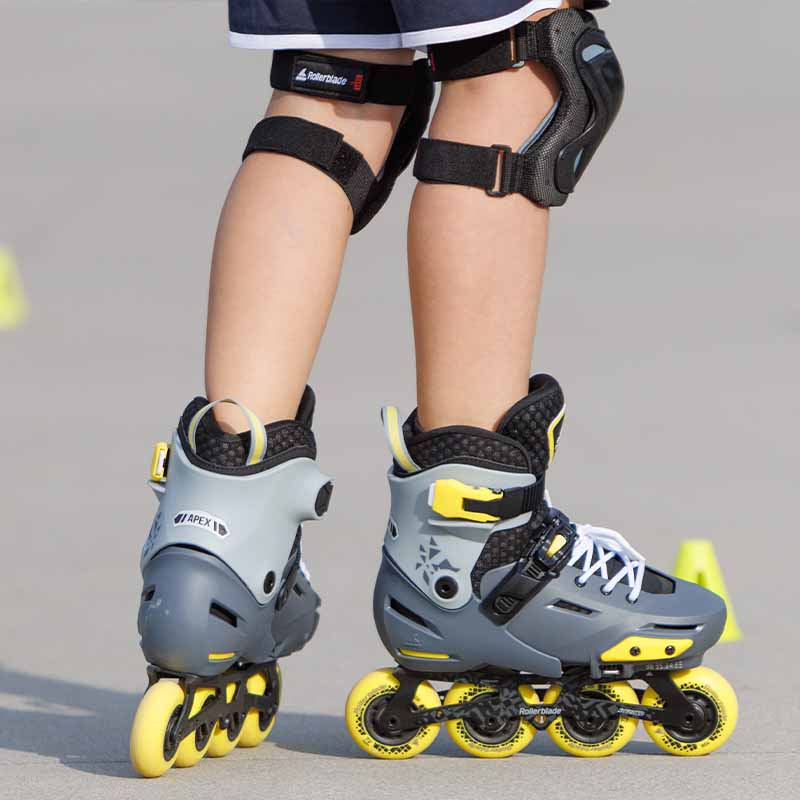 Rollerblade Apex Charcoal Kids Skates