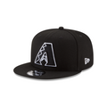 Arizona Diamondbacks MLB New Era Men's Black White 9Fifty Basic Snapback