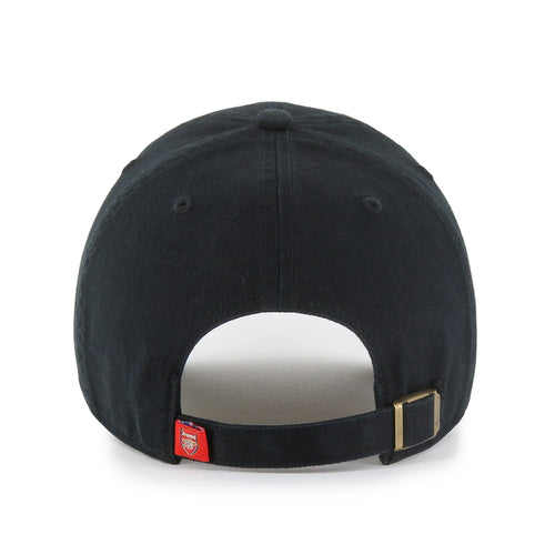 Arsenal FC EPL 47 Brand Men's Black Clean up Alternate Adjustable Hat