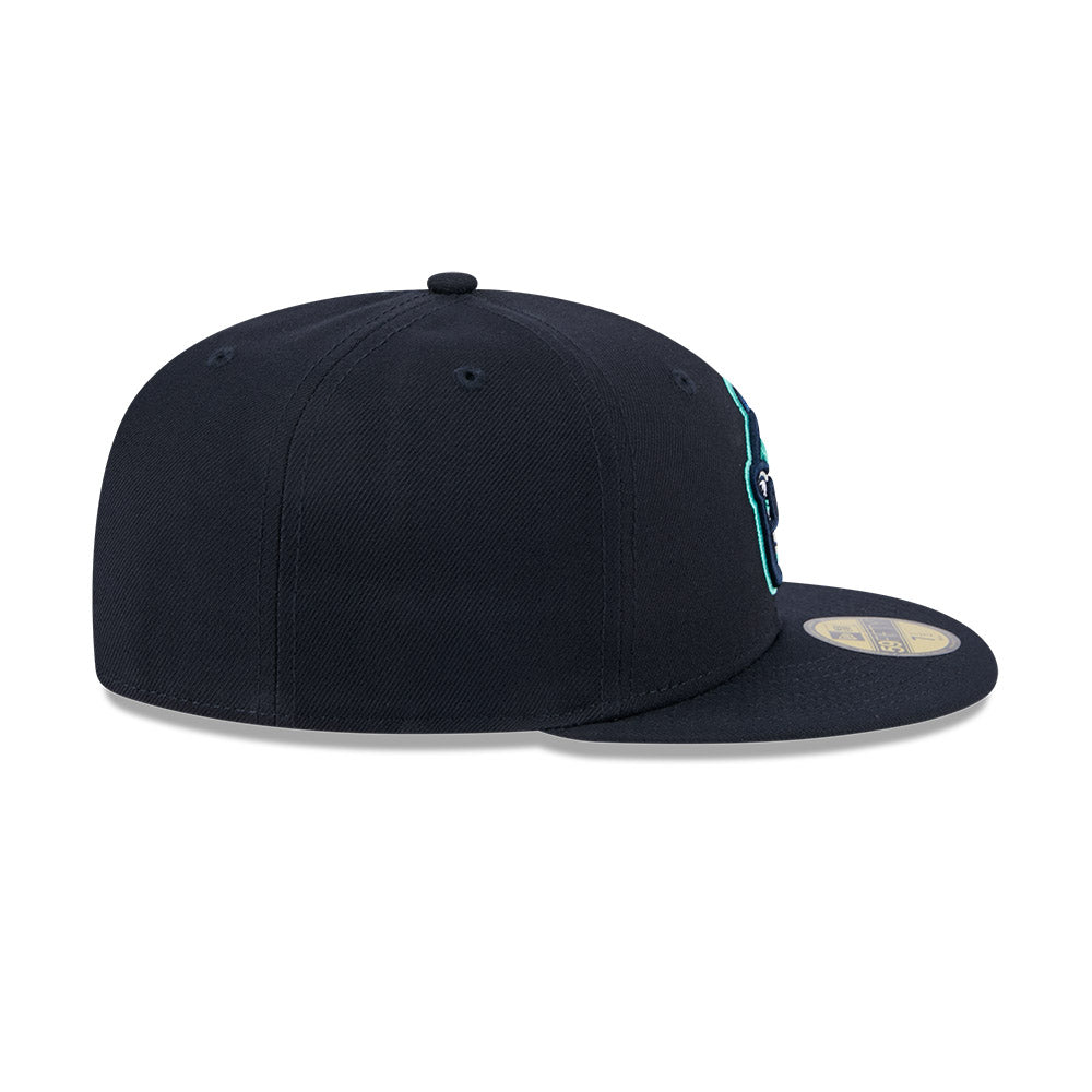Asheville Tourists MiLB New Era Men's Navy 59Fifty Authentic Collection Fitted Hat