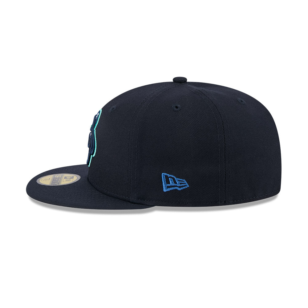Asheville Tourists MiLB New Era Men's Navy 59Fifty Authentic Collection Fitted Hat