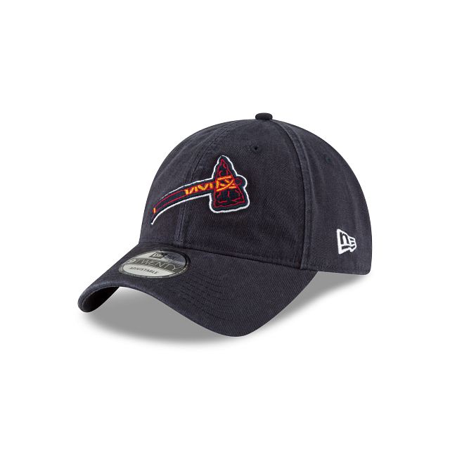 Atlanta Braves MLB New Era Men's Navy 9Twenty Core Classic Alternate Adjustable Hat