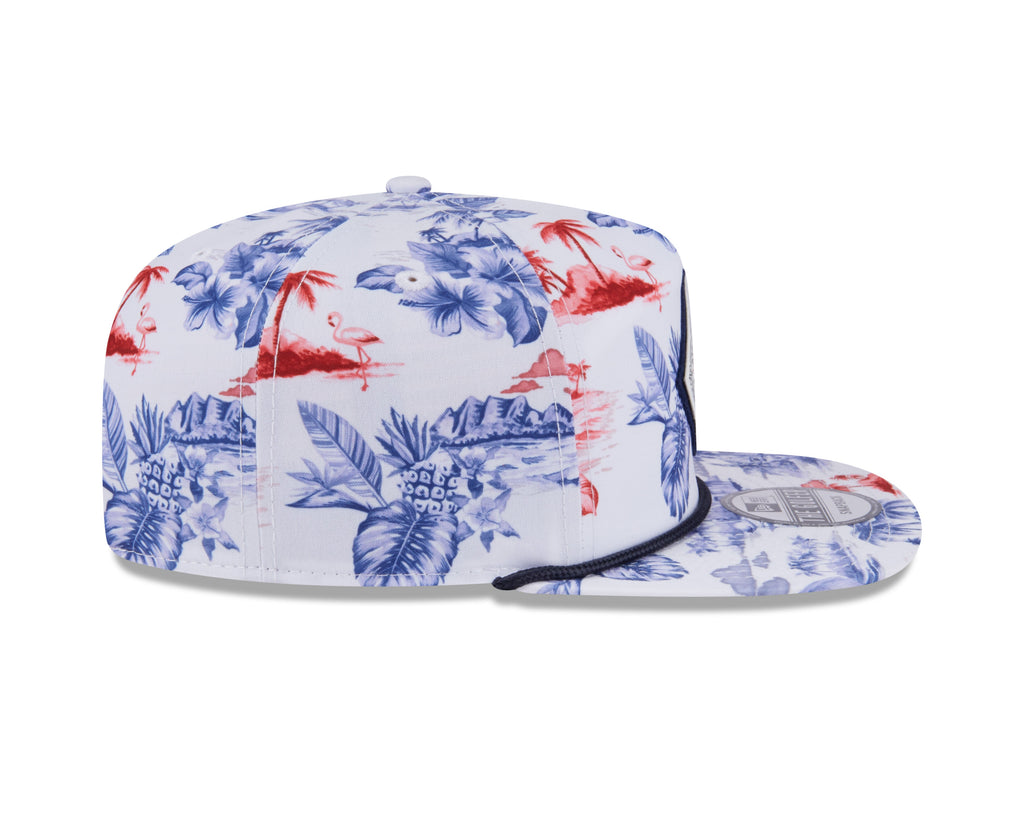 Atlanta Braves MLB New Era Men's White Cord Golfer Printed Snapback