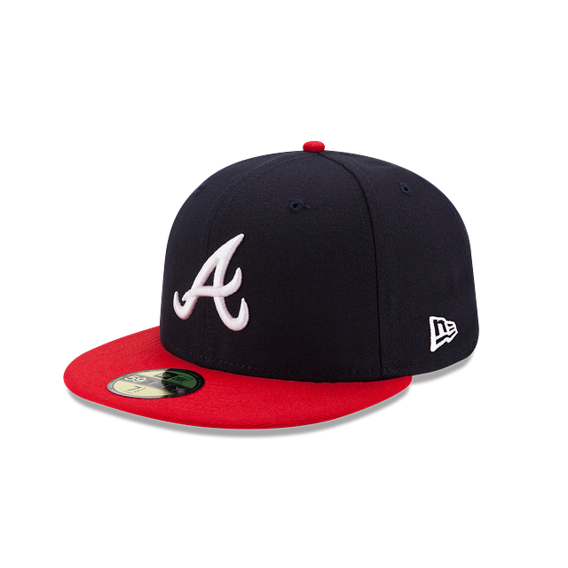 Atlanta Braves MLB New Era Youth Navy/Red 59Fifty Authentic Collection Home 2017 Fitted Hat