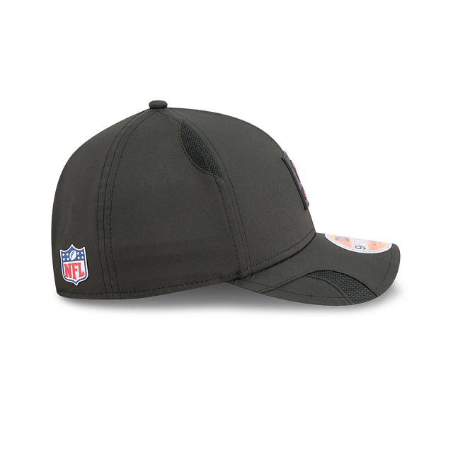 Atlanta Falcons NFL New Era Men's Charcoal 9Forty 2025 Sideline M-Crown Snapback