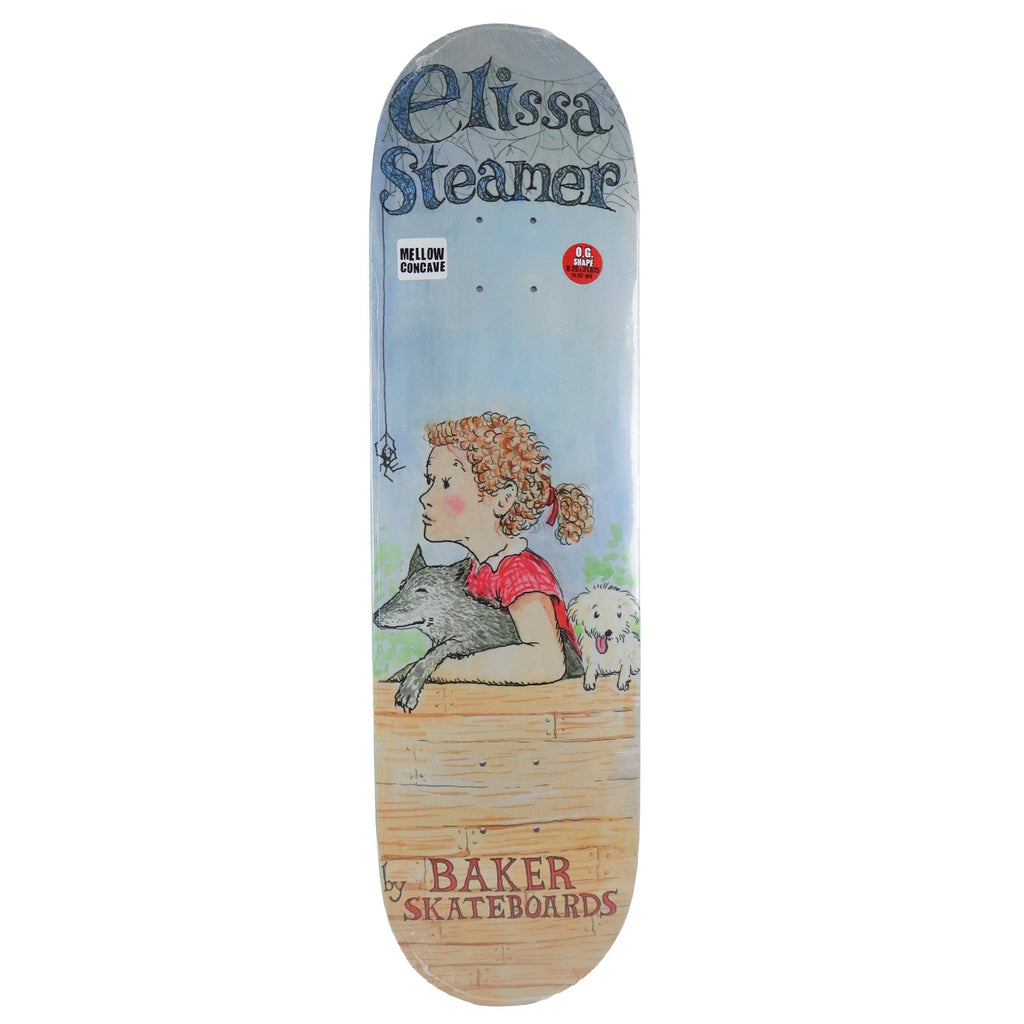 Baker Skateboard Deck Elissa Steamer Web Blue 8.25" x 31.875"