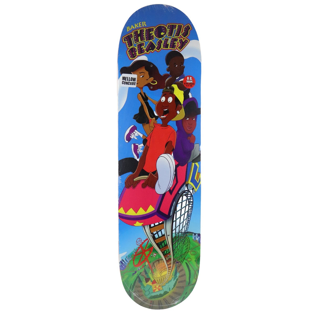 Baker Skateboard Deck Theotis Beasley Roller Coaster Blue 8.25" x 31.875"
