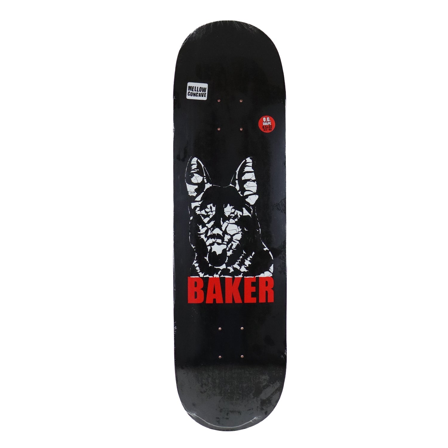 Baker Skateboard Deck Figgy Bad Dawg Black 8.5" x 32"