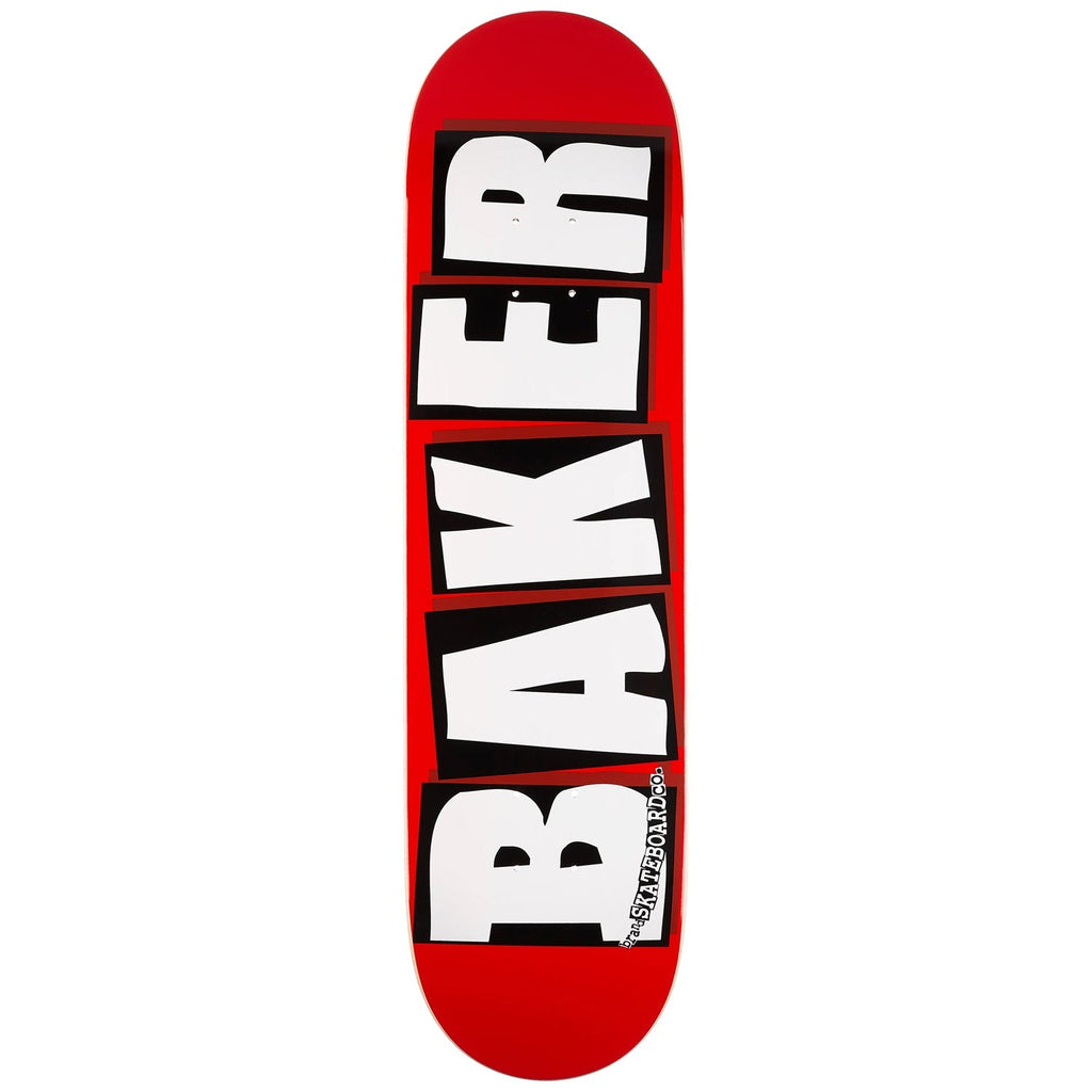 Baker Deck Brand Logo White 8.125"