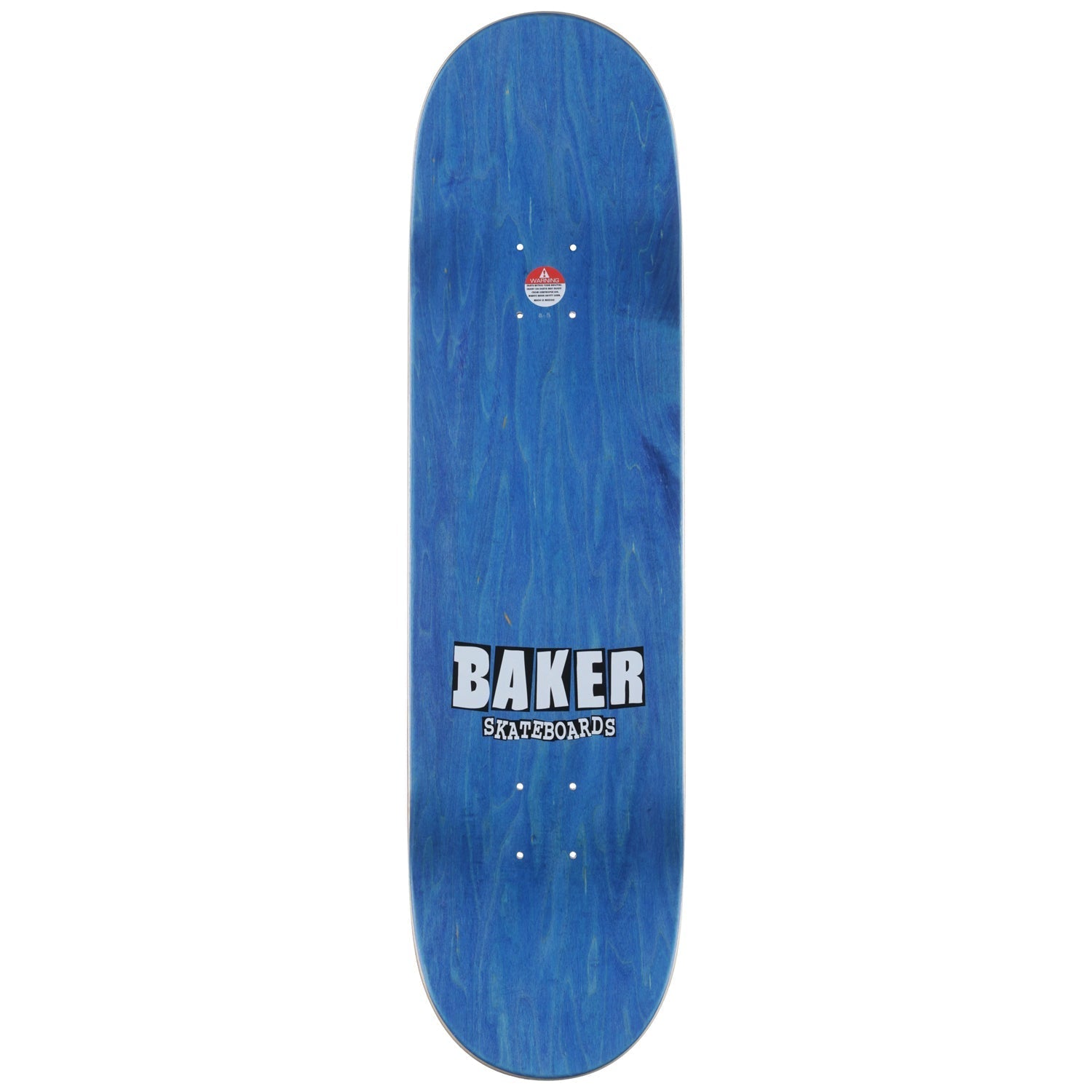 Baker Deck Brand Logo White 8.5"