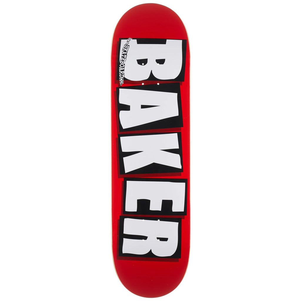 Baker Deck Brand Logo Red/White 8.625" x 32"