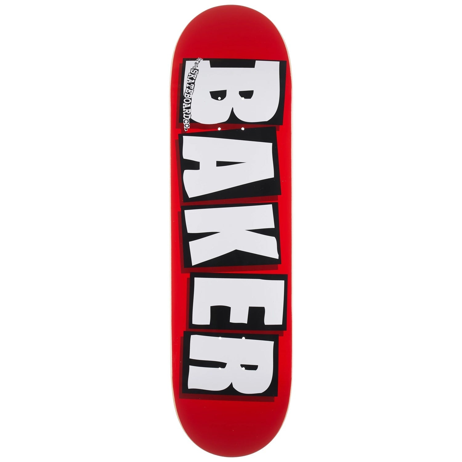 Baker Deck Brand Logo Red/White 8.625" x 32"
