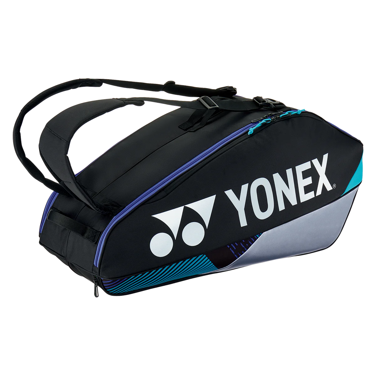 Yonex Pro Racquet Bag (6 PCS) [Black/Silver]