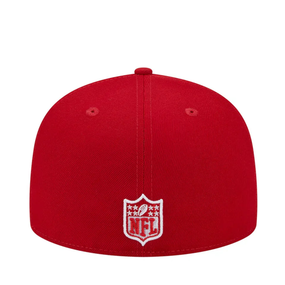 New Era Las Vegas Raiders Super Bowl XVIII 59FIFTY Fitted Hat- Scarlet/White