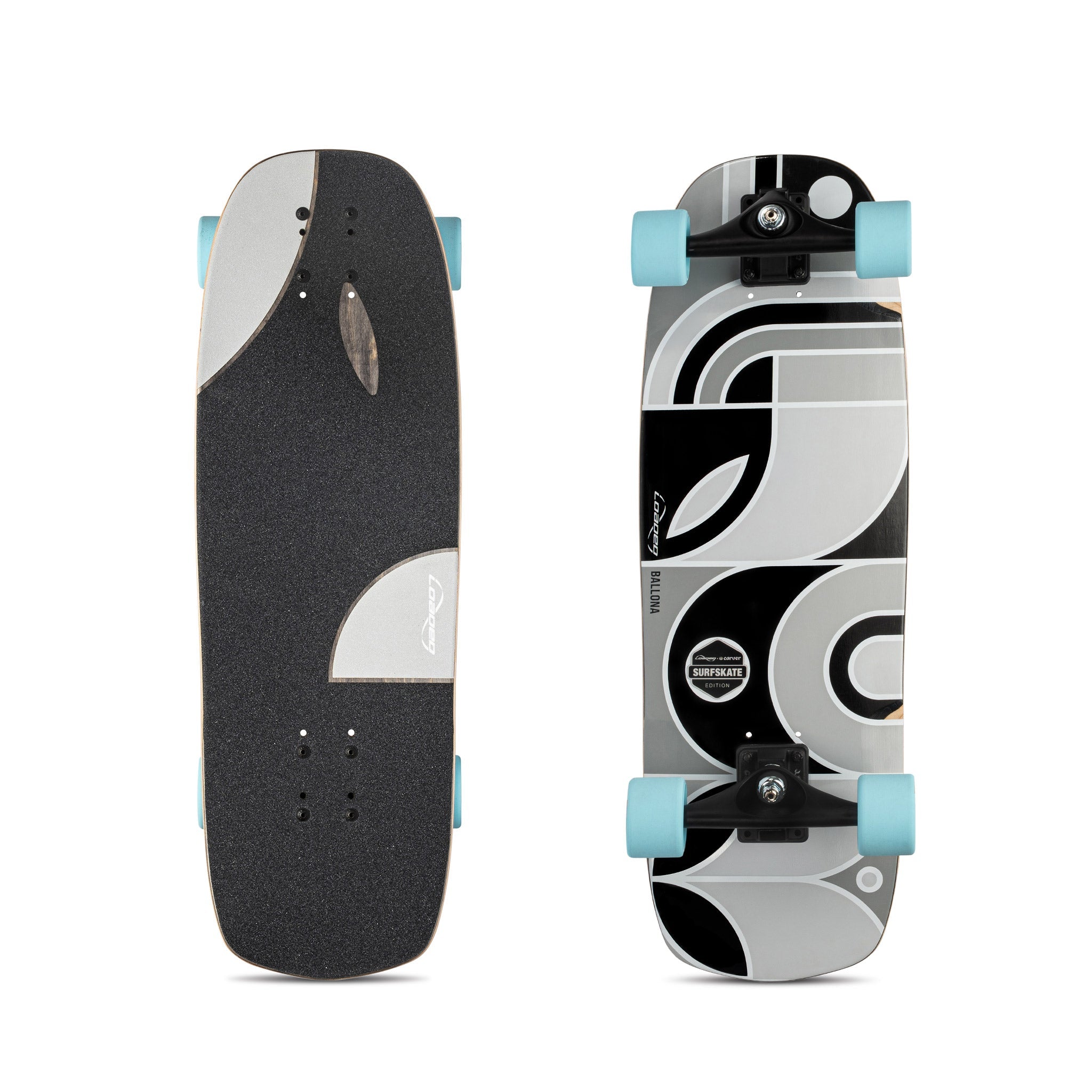 Loaded Ballona Orca Longboard Complete - Fat Free 77a Blue