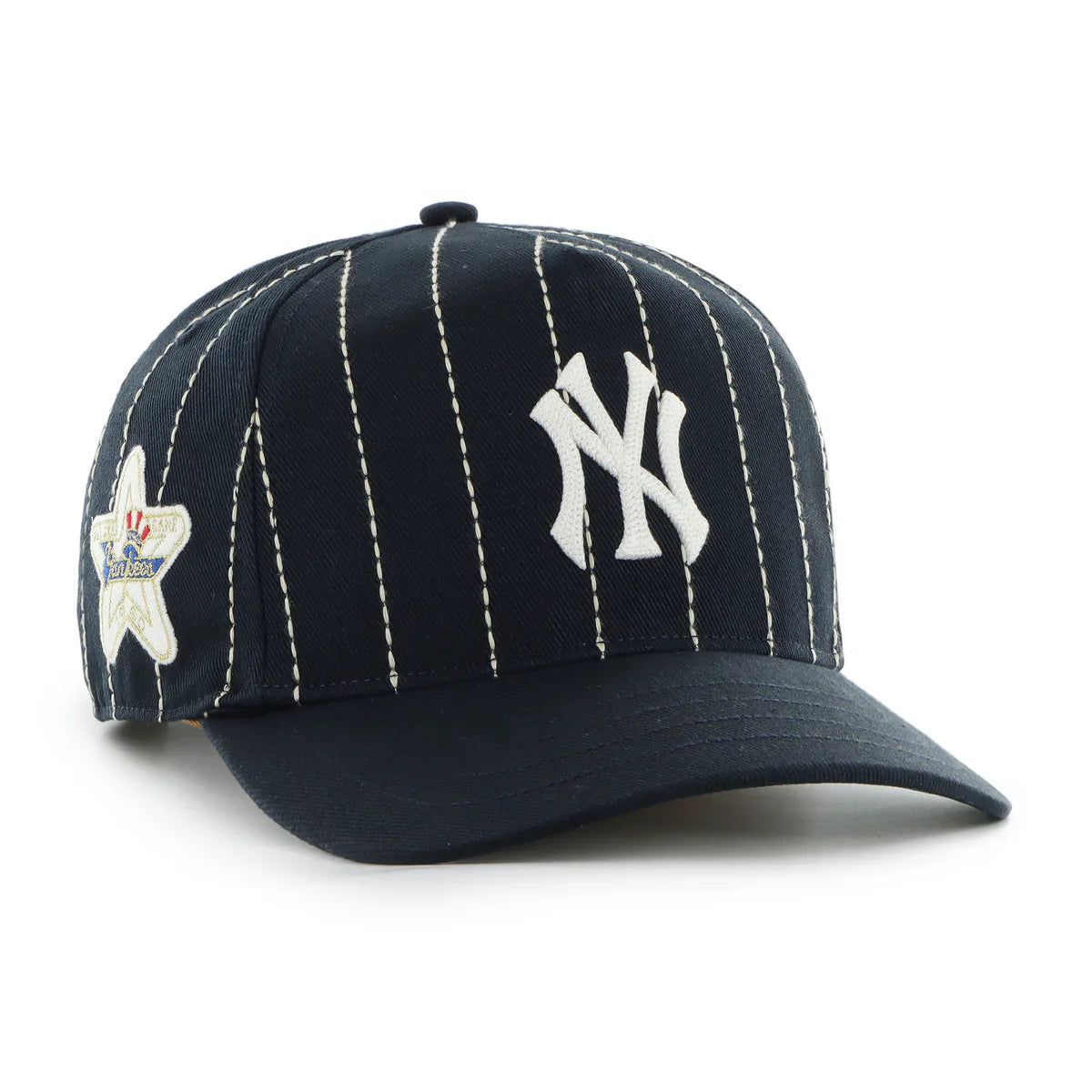 New York Yankees MLB 47 Brand Men's Navy Rawlings Pinstripe Hitch Adjustable Hat