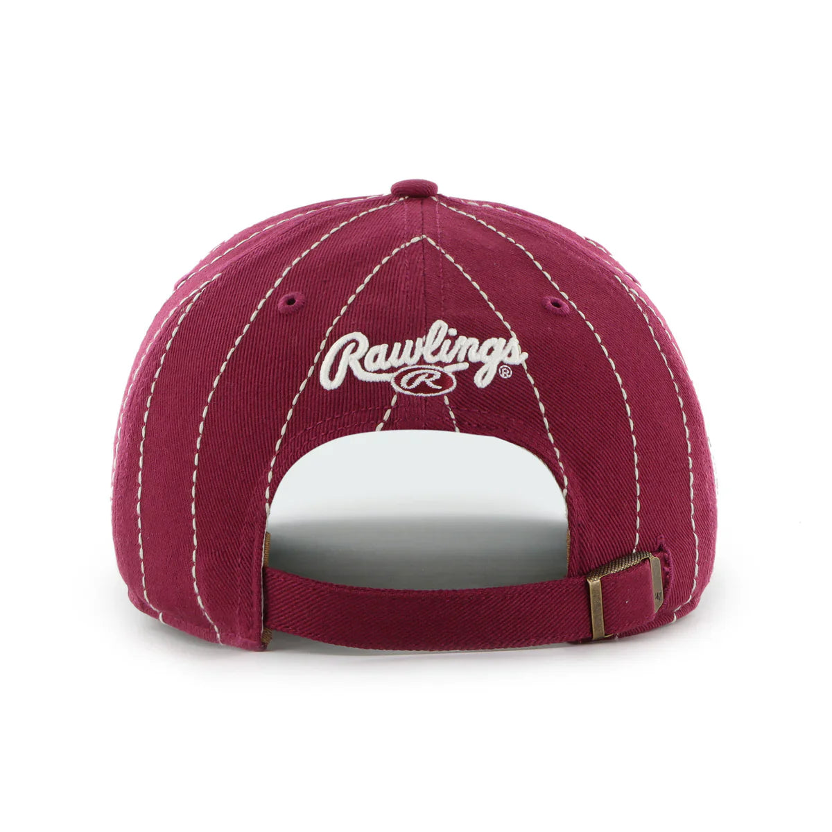 Philadelphia Phillies MLB 47 Brand Men's Burgundy Rawlings Pinstripe Hitch Adjustable Hat