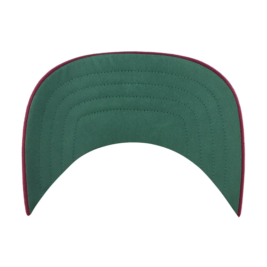 Philadelphia Phillies MLB 47 Brand Men's Burgundy Rawlings Pinstripe Hitch Adjustable Hat