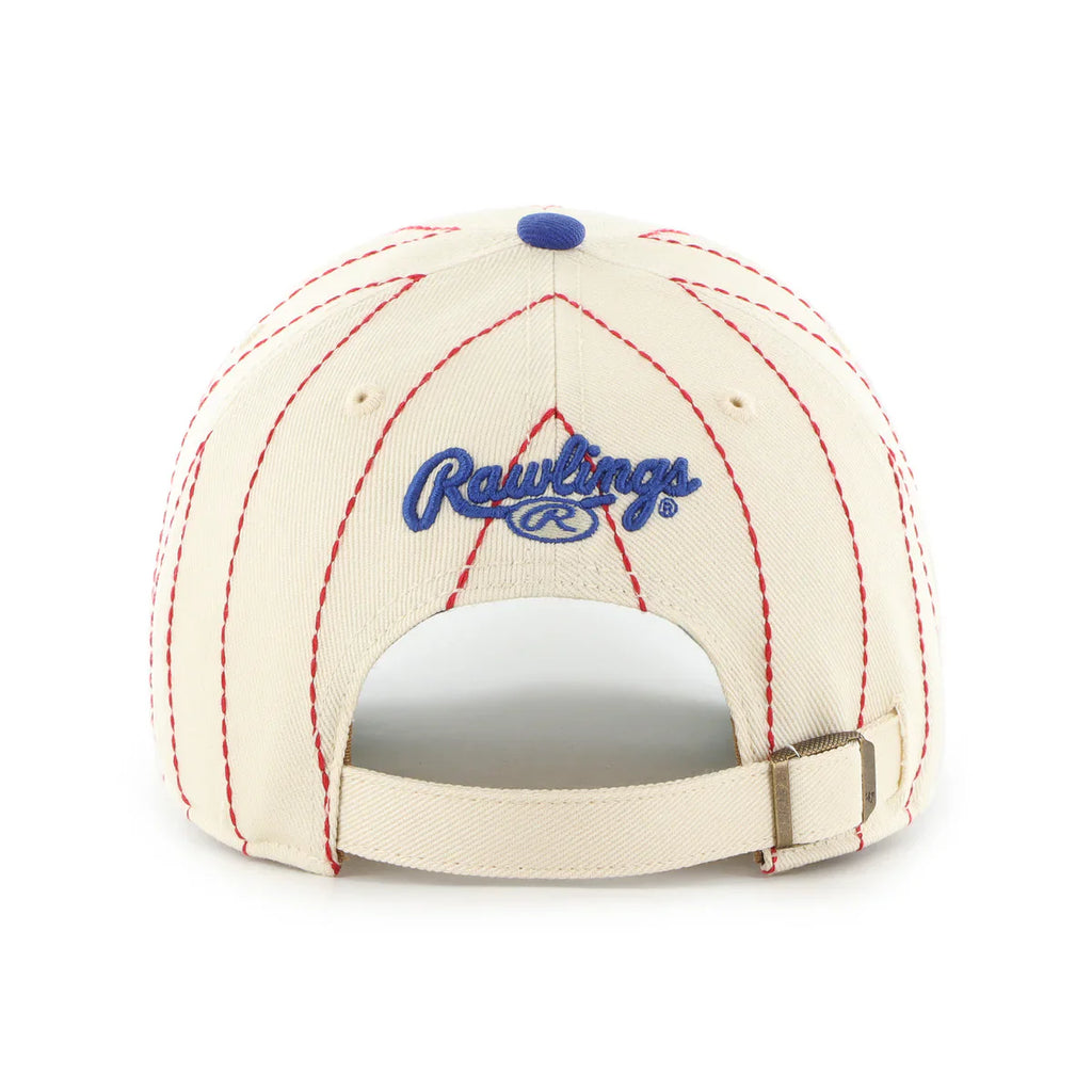Montreal Expos MLB 47 Brand Men's Beige Rawlings Pinstripe Clean Up  Adjustable Hat