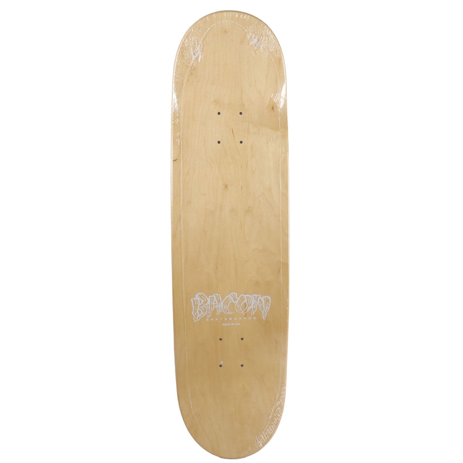 Bacon Skateboard Deck Logo Veneer Green 8.75" x 32.63"