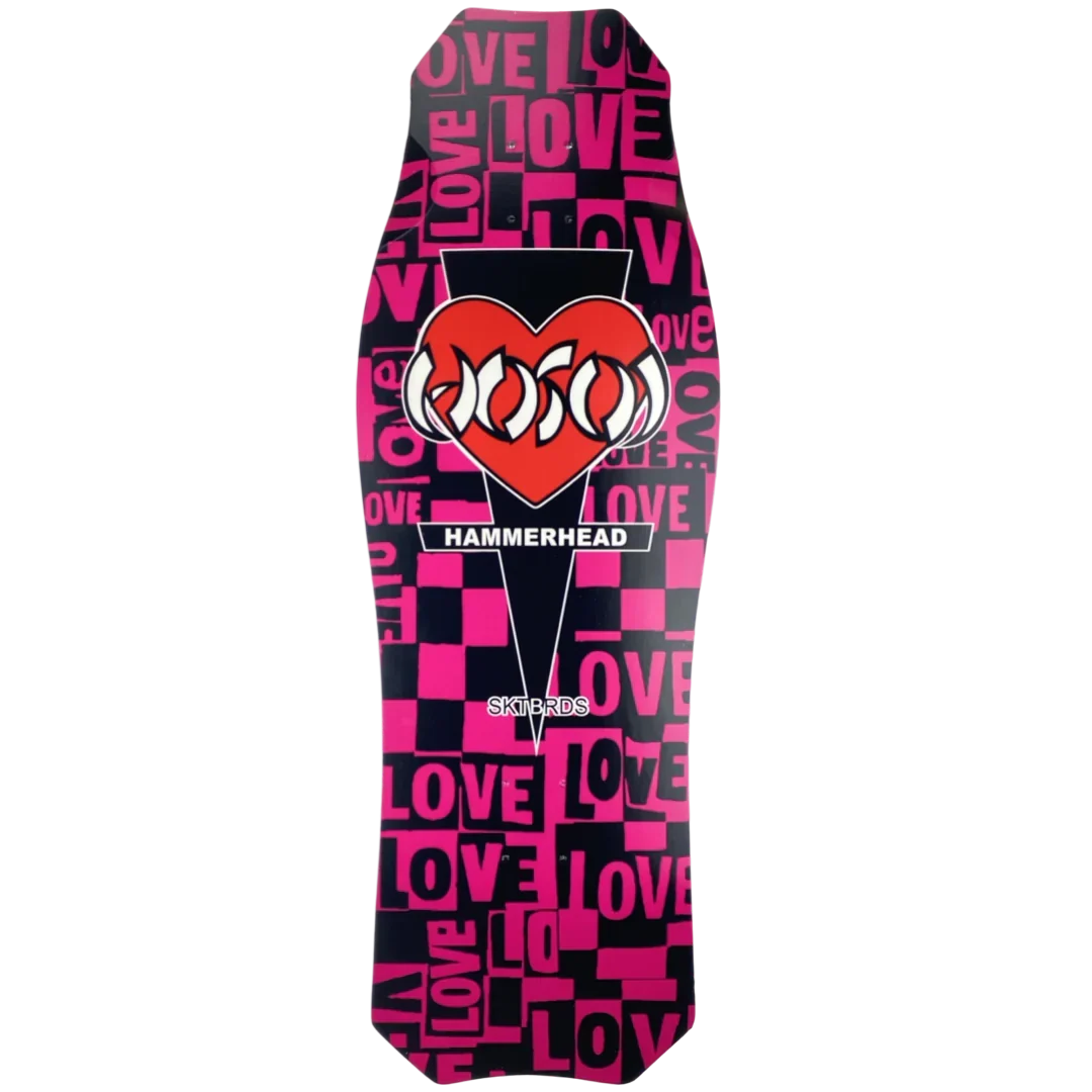 Hosoi Valentine Love Letters 2026 OG Hammerhead Limited Deck - 10.5" Pink/Black