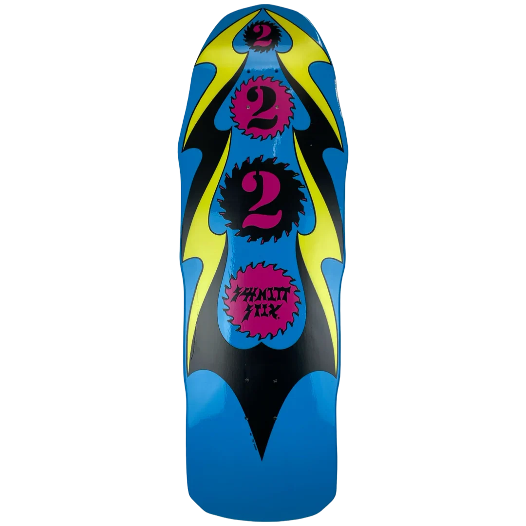 Schmitt Stix Ripsaw 2 Skateboard Deck - 10" Blue Dip