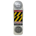 Schmitt Stix Danger Saw Skateboard Deck - 10" White Dip