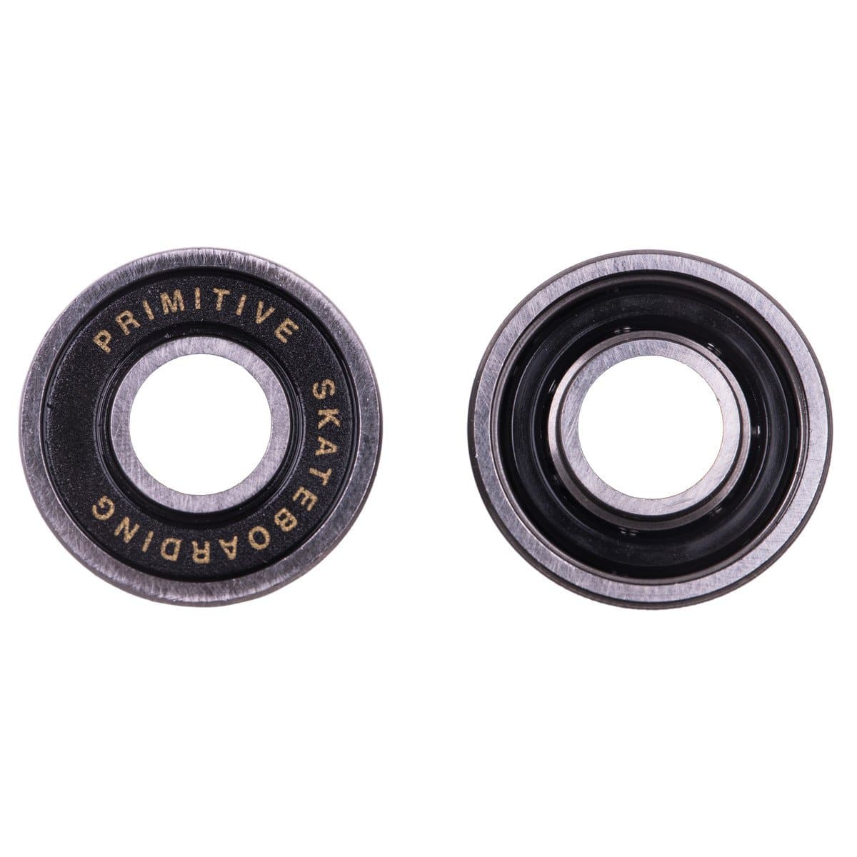 Primitive 8mm Skate Bearings - Black/Gold (8 Pack)