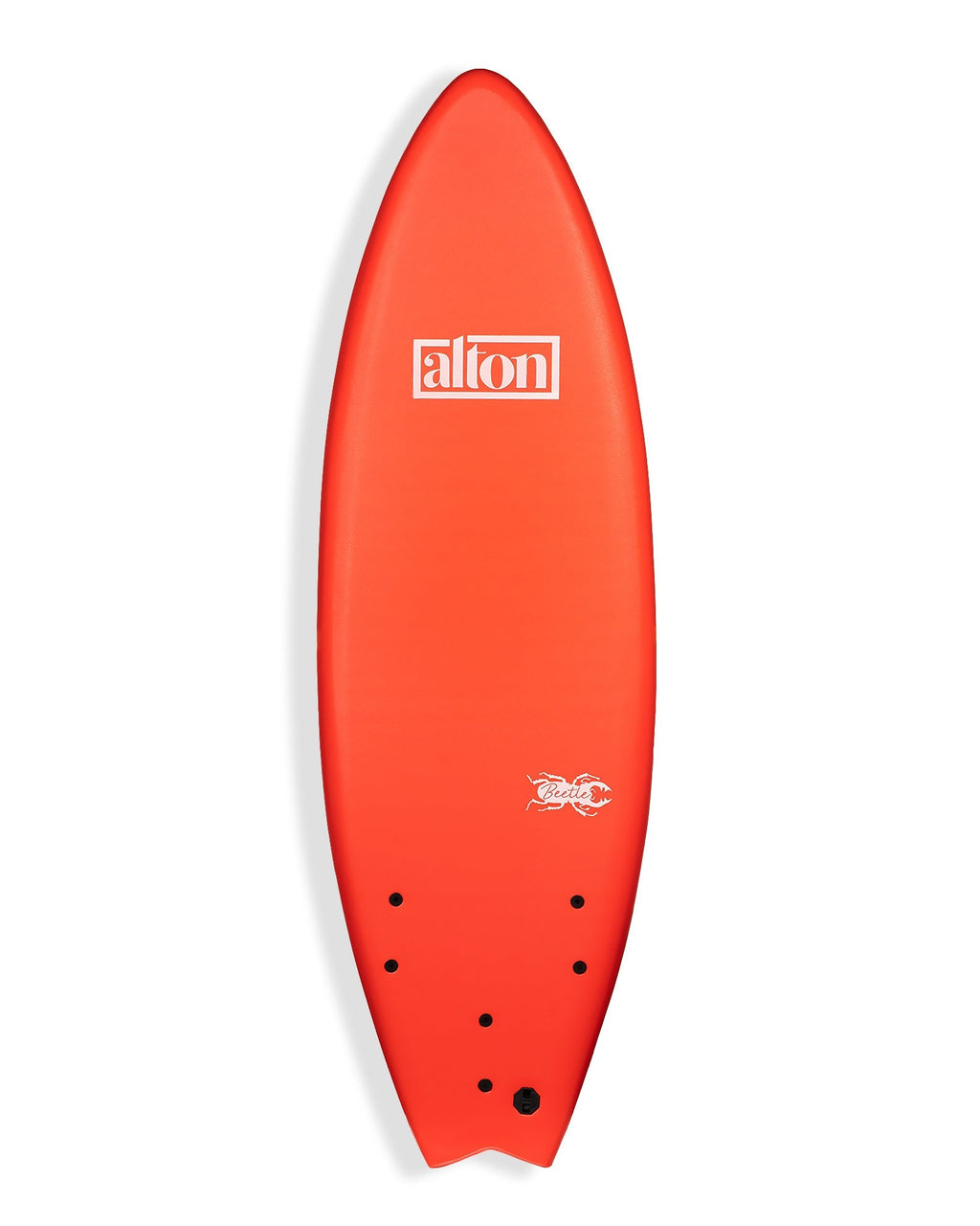 BEETLE 5'5 Soft Top Surfboard - Red/White