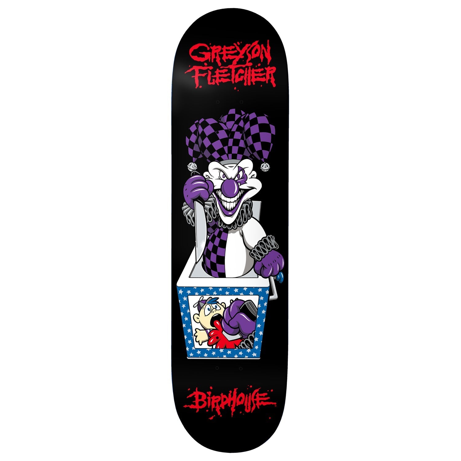 Birdhouse Skateboard Deck Greyson Fletcher Joker 8.475" x 31.875"