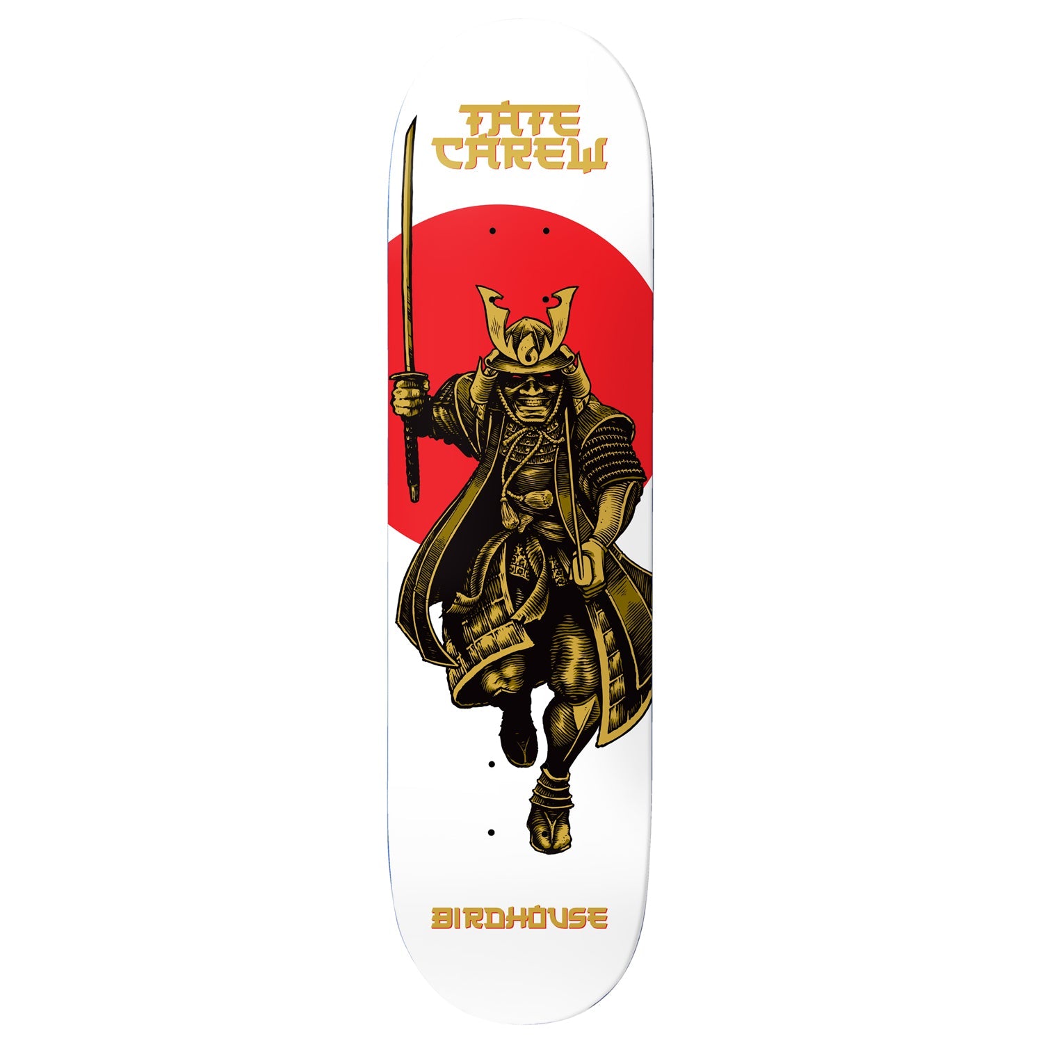 Birdhouse Skateboard Deck Tate Carew Samurai 8.125" x 31.875"