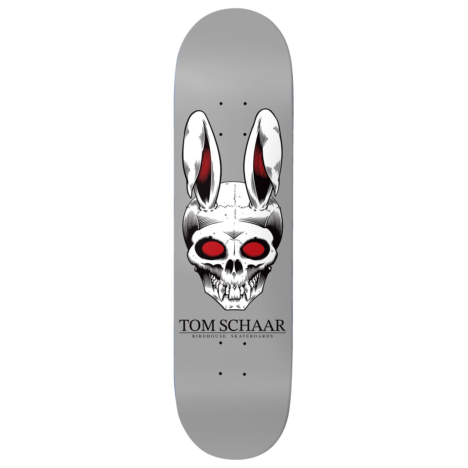 Birdhouse Skateboard Deck Tom Scharr Rabbit Skull 8.38" x 32"