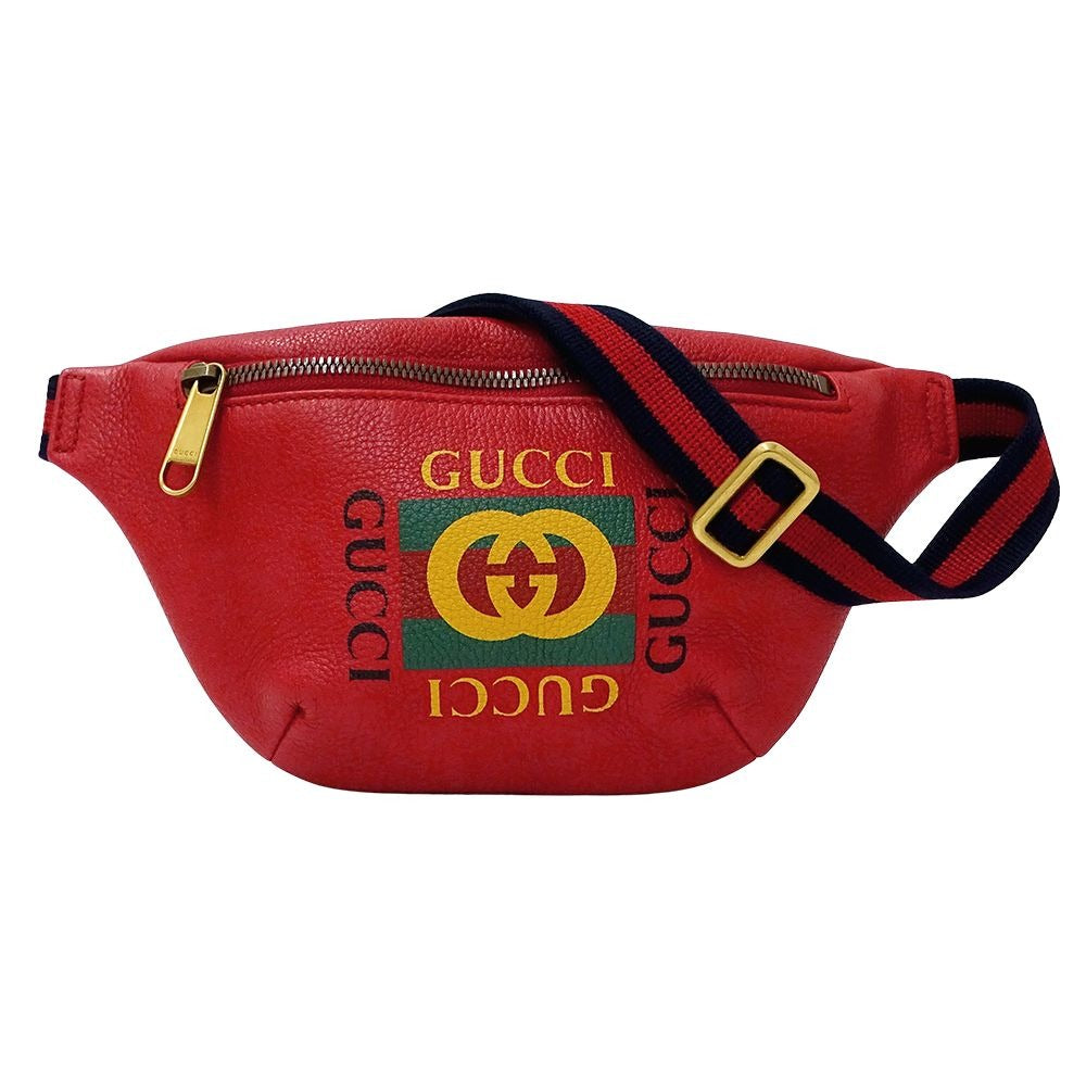 Gucci Belt Bag Sherry Leather Red