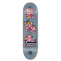 Black Label Skateboard Deck Elijah Akerley Pink Elephants Grey 8.25" x 32.12"