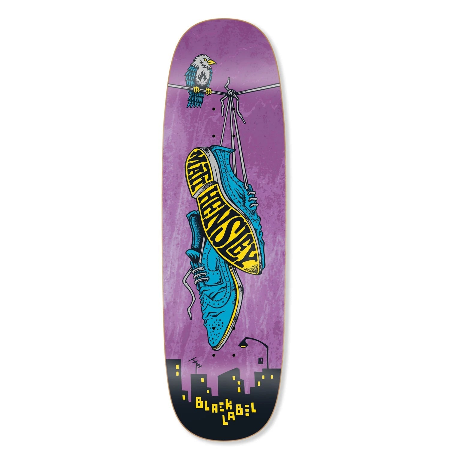 Black Label Skateboard Deck Matt Hensley Wingtips Tugboat Assorted 9.5" x 32.125"