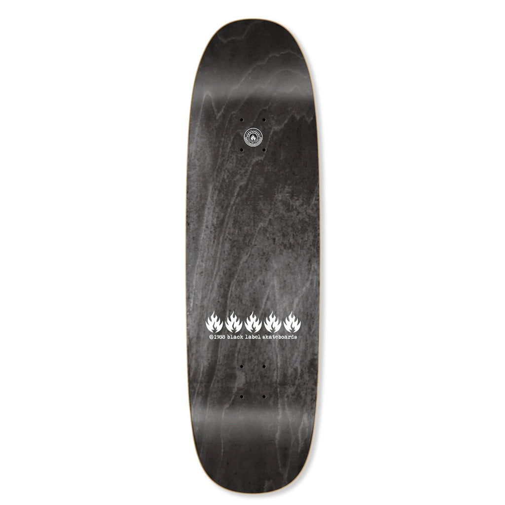 Black Label Skateboard Deck Omar Hassan Never Stop Shof Edition Black Widow Red 9.25" x 32.25"