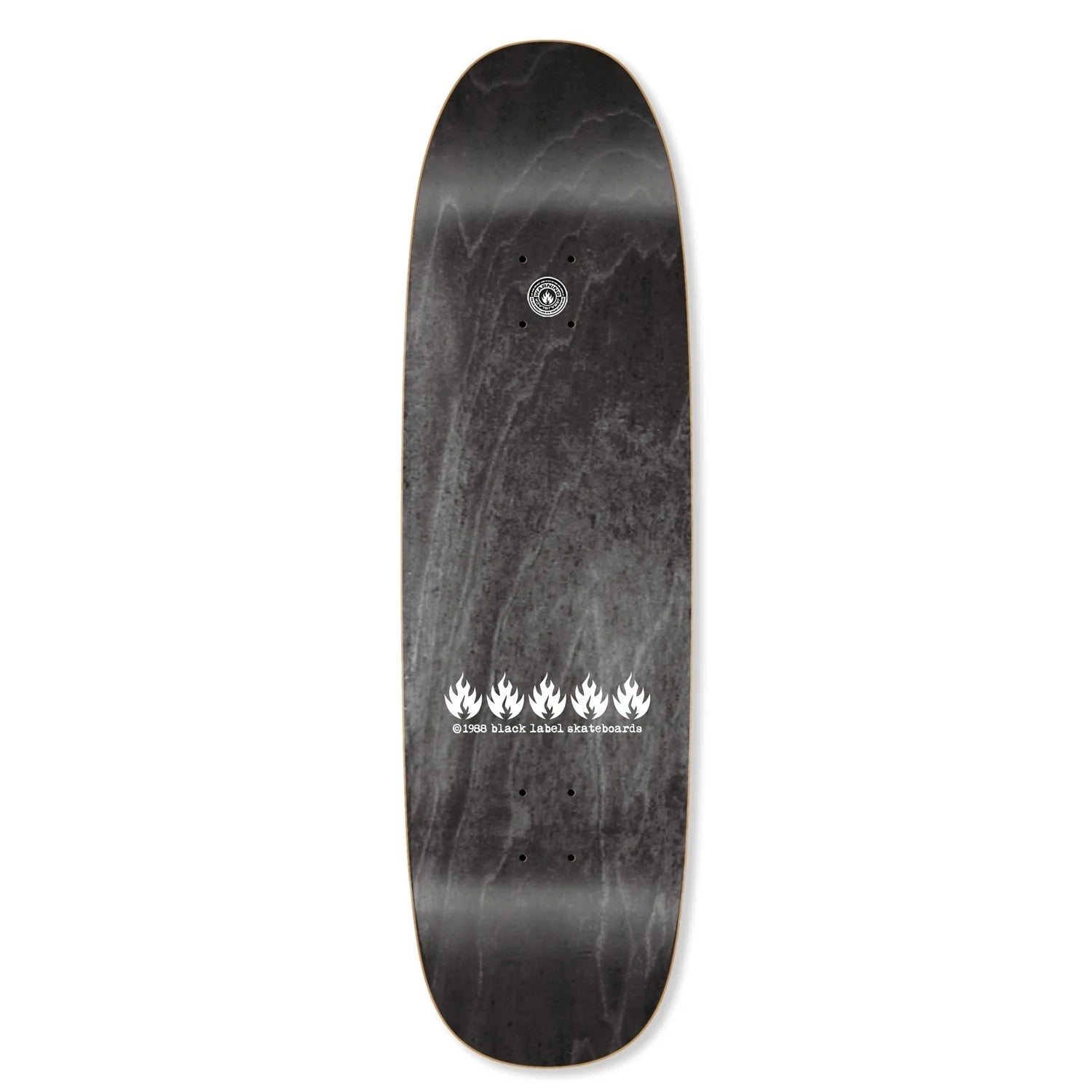 Black Label Skateboard Deck Omar Hassan Never Stop Shof Edition Black Widow Red 9.25" x 32.25"