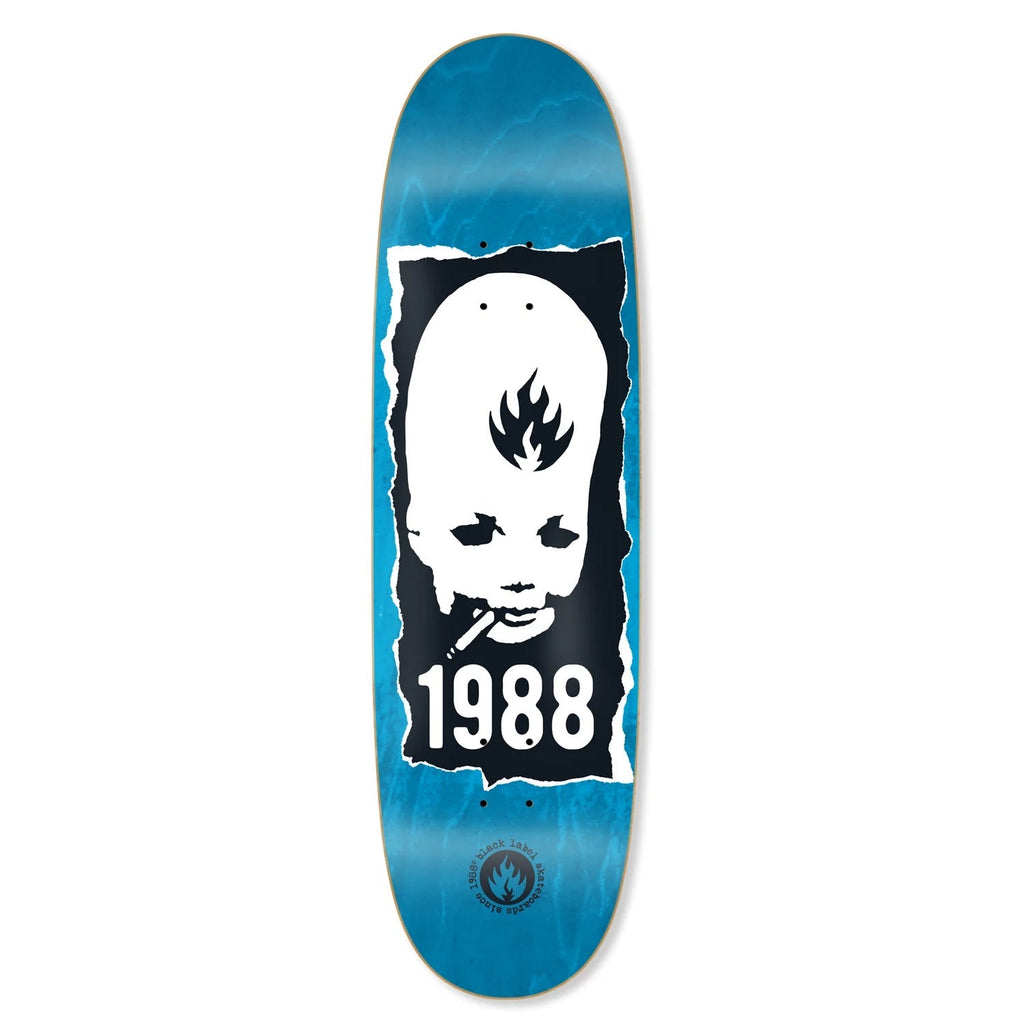 Black Label Skateboard Deck Thumbhead Torn Custom Egg Shaped Assorted 9.0" x 32.2"