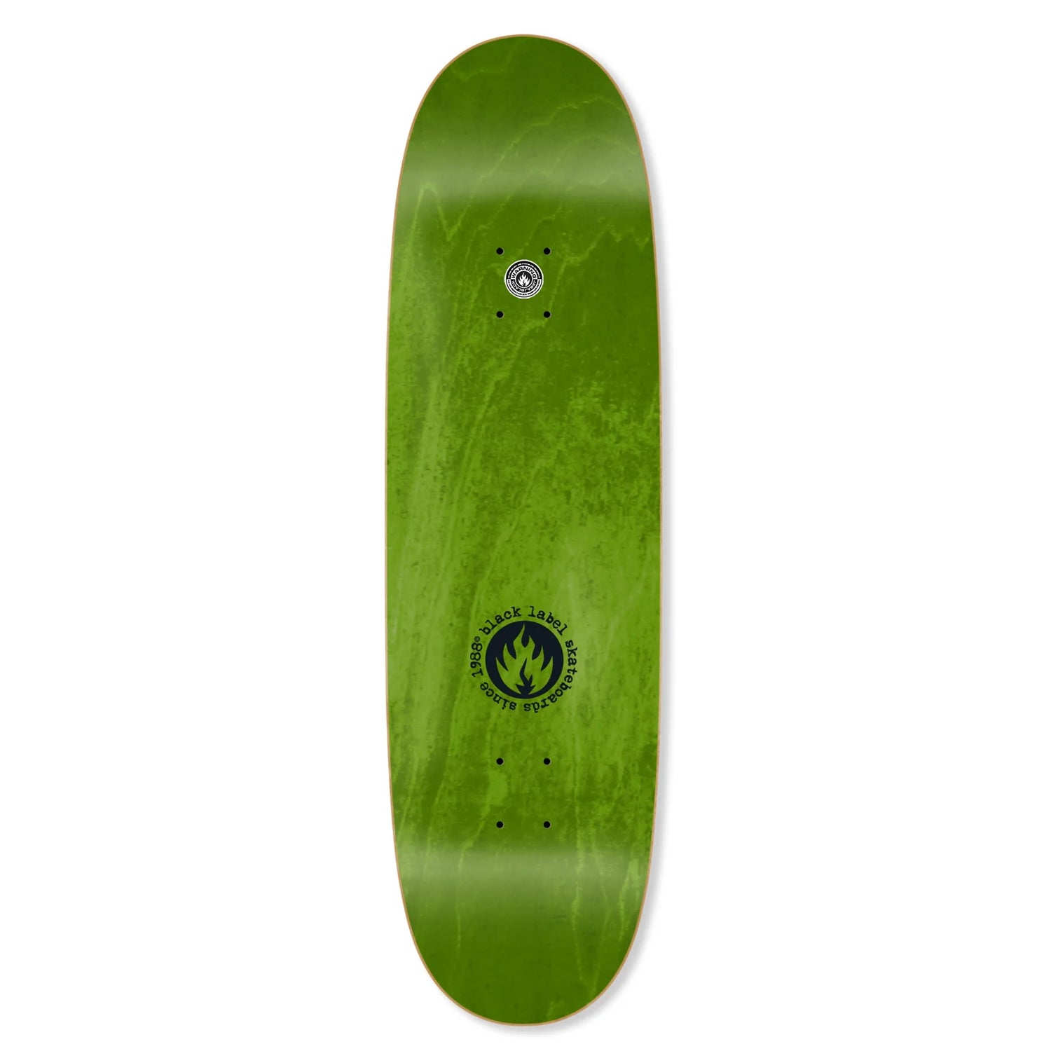 Black Label Skateboard Deck Thumbhead Torn Custom Egg Shaped Assorted 9.0" x 32.2"