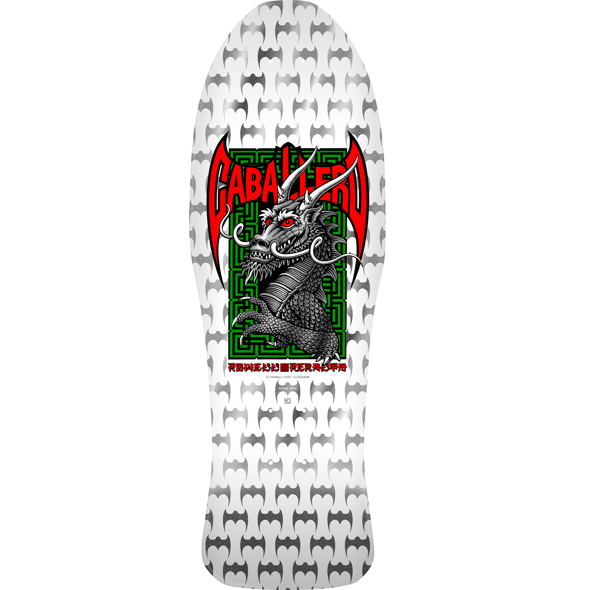 Bones Brigade Steve Caballero 17th Series Deck - 10" White