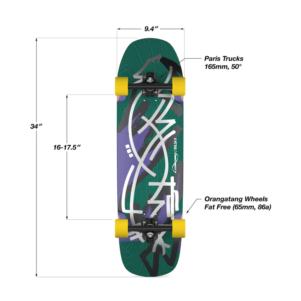 Loaded Bolsa II Longboard Complete - Jazz