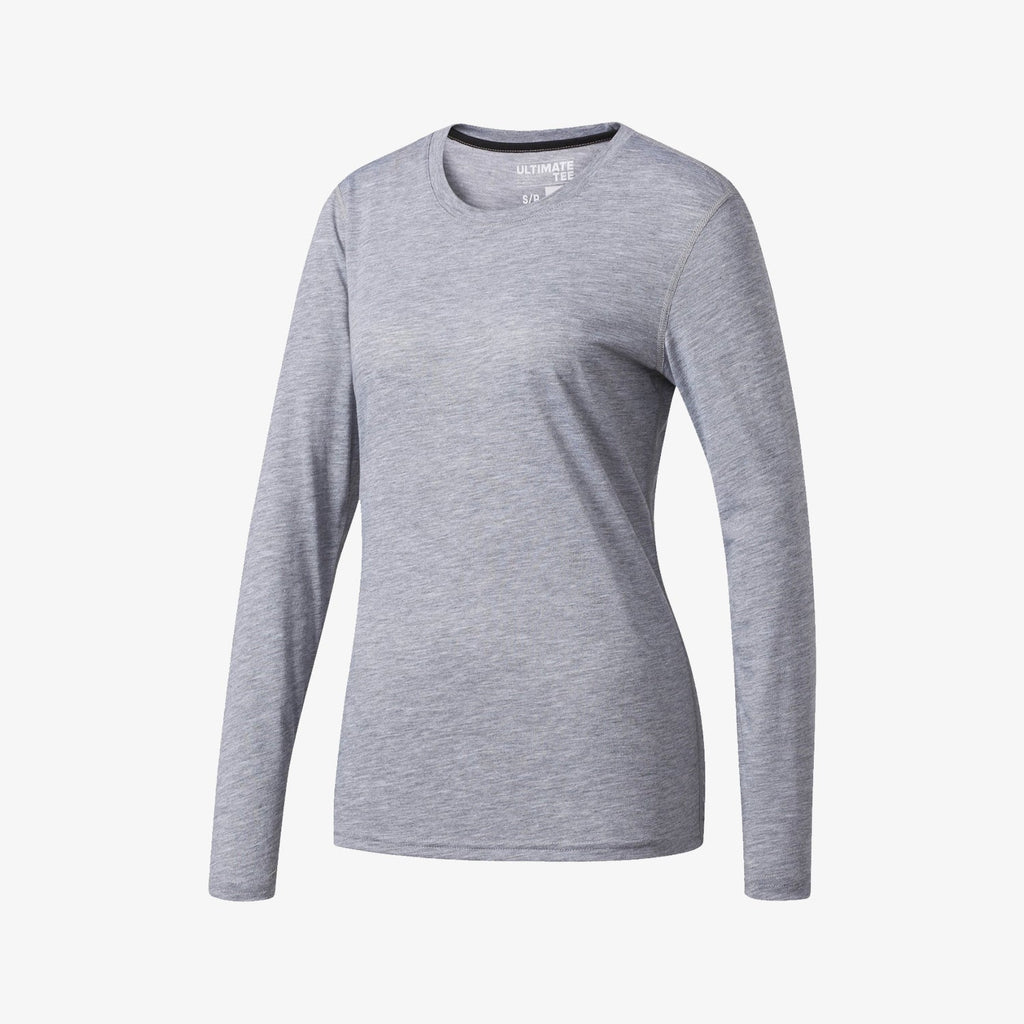 adidas Women's Ultimate Long Sleeve Training Tee - Grey Heather