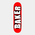 Baker Skateboards Brand Logo White Deck 8.0"