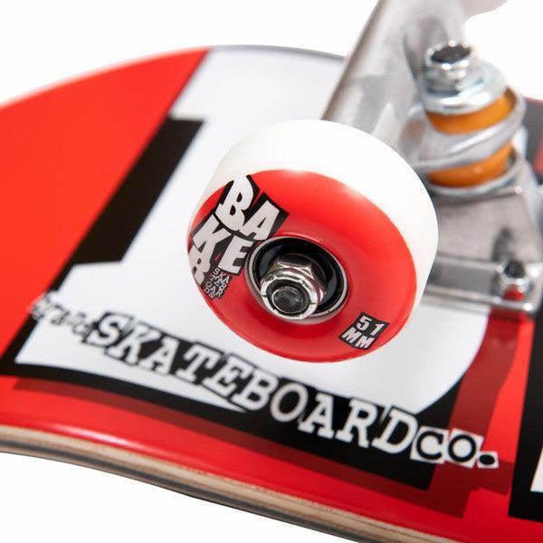 Baker Skateboards Logo White Premium Skateboard Complete 8.0"