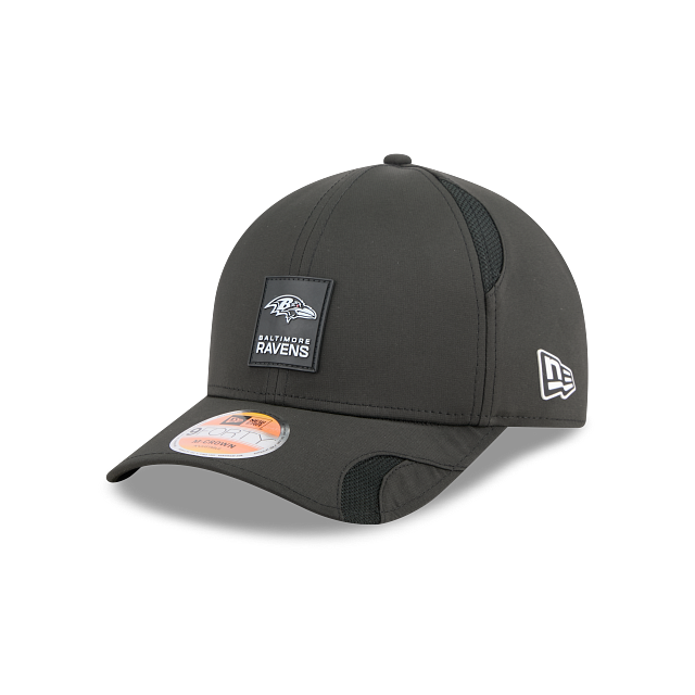 Baltimore Ravens NFL New Era Men's Charcoal 9Forty 2025 Sideline M-Crown Snapback
